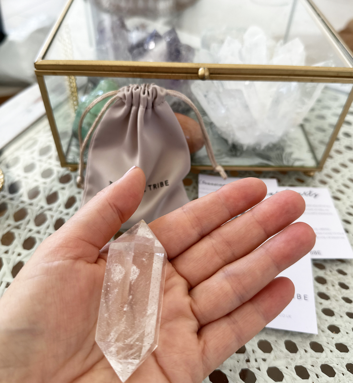 Double Terminated Clear Quartz