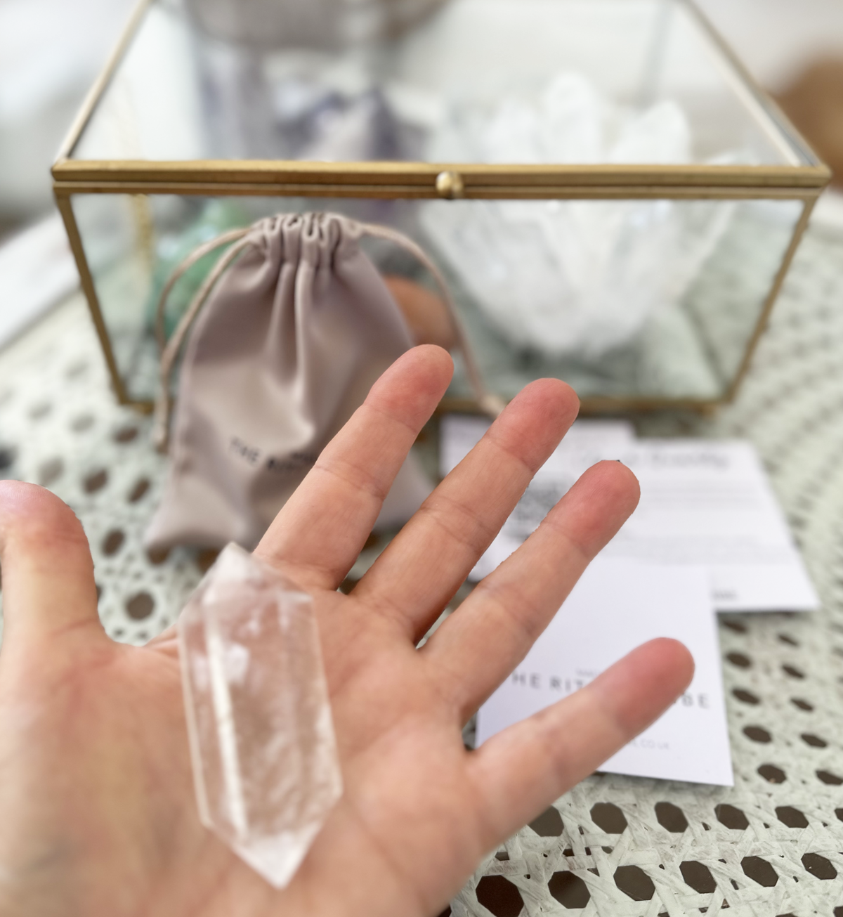 Double Terminated Clear Quartz