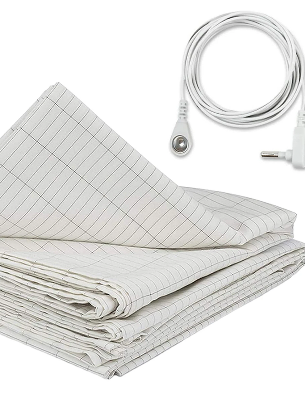Earthing/Grounding Organic Cotton  Flat Bed Sheet with Conductive Silver Fiber