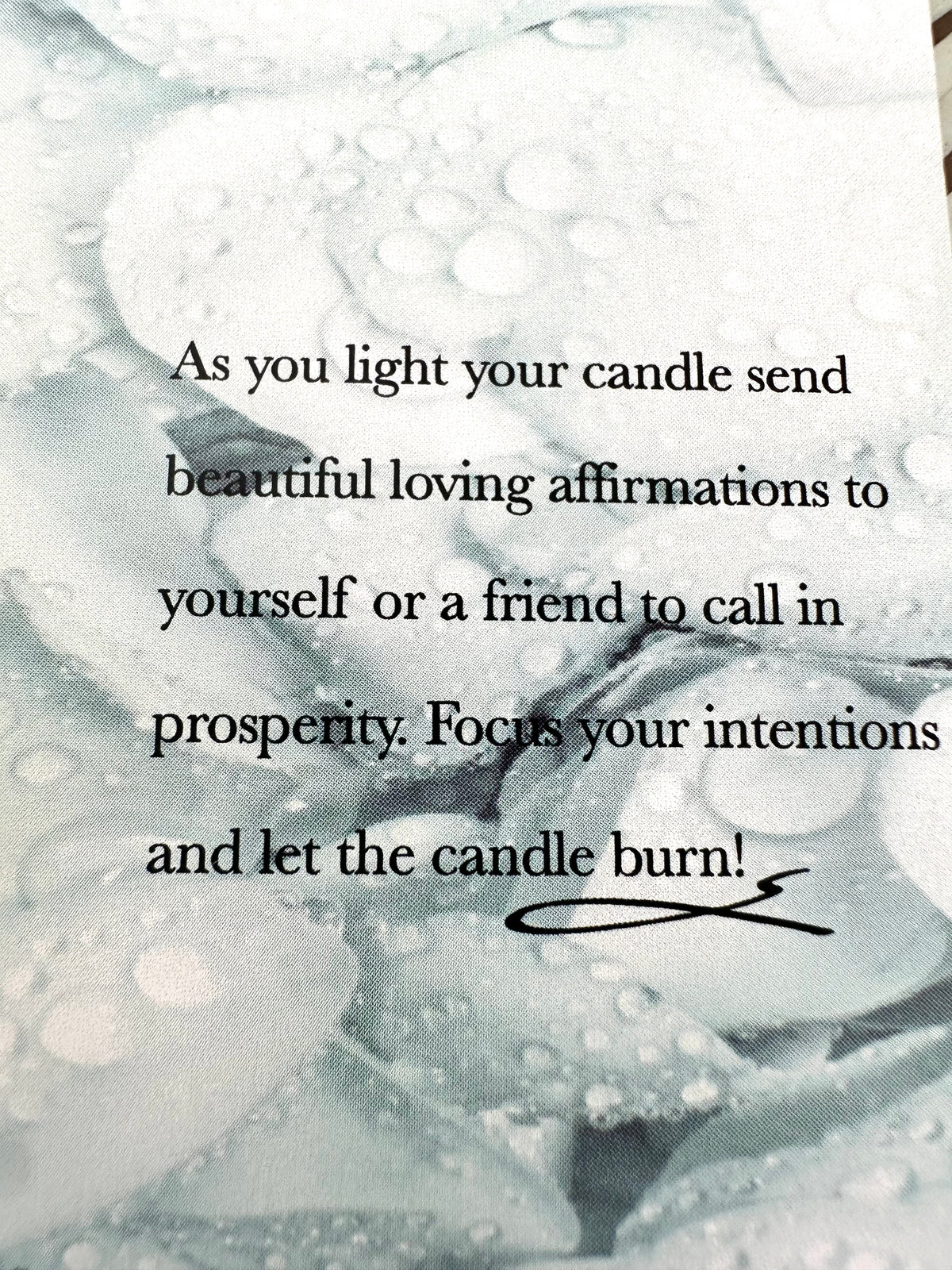 1 x Green Spell Candle Gift Card - Letterbox Size