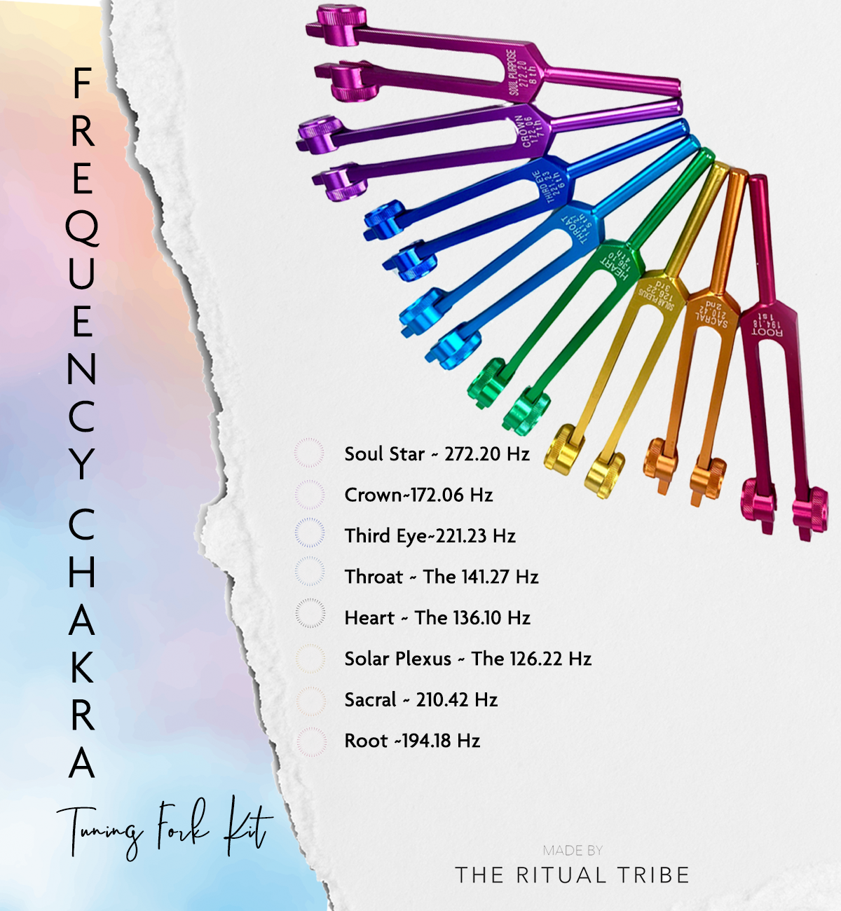 Frequency Chakra Tuning Fork Kit