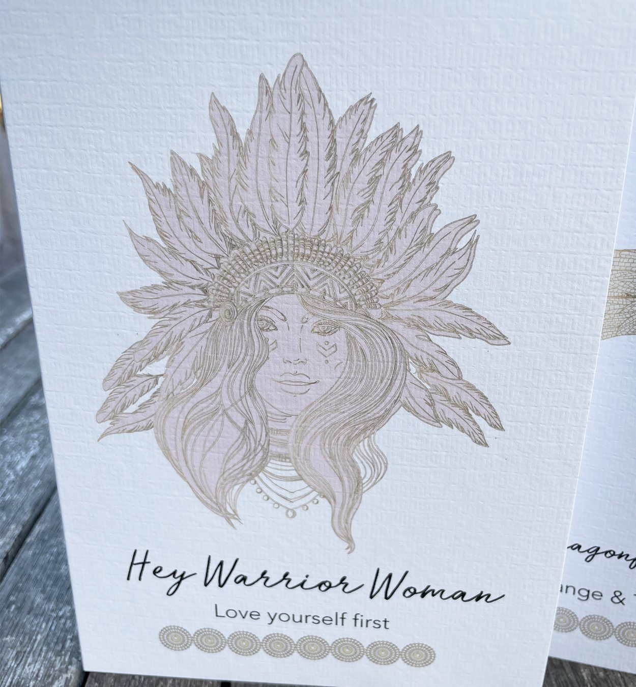 Warrior Woman ~ Greeting Card The Ritual Tribe 