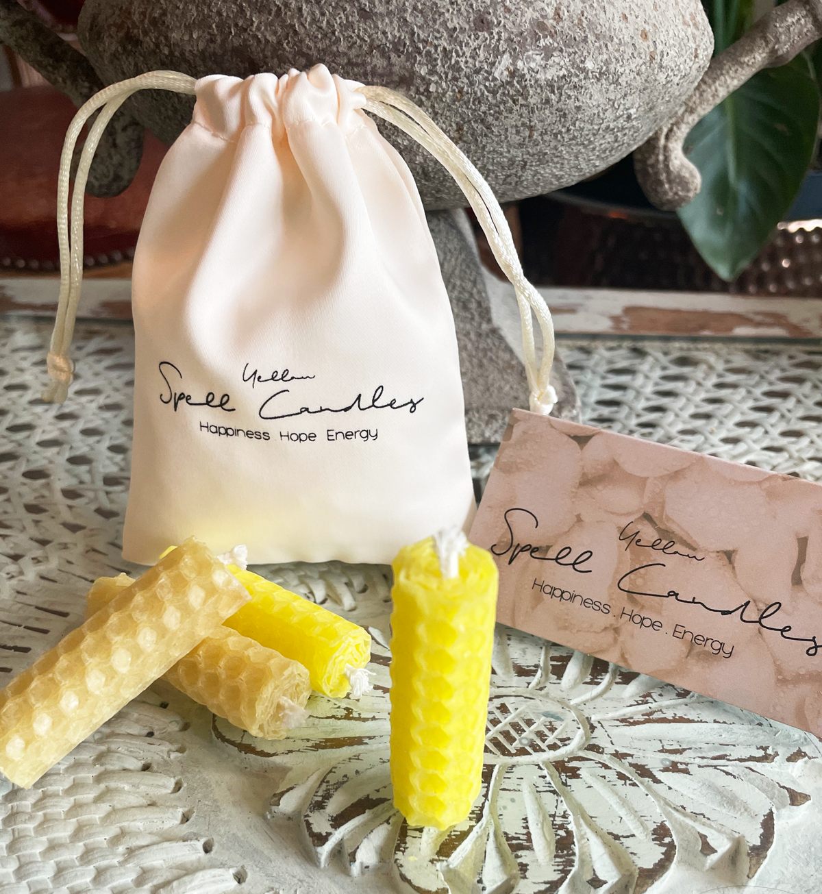 Yellow Spell Candle Kit - Happiness